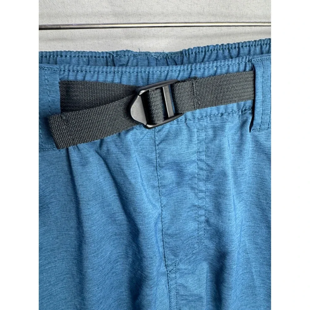 Wrangler ATG Boys Blue Outdoor Cargo Shorts XL 14/16 Adjustable Belt 4TYBWDT